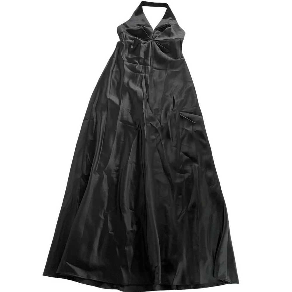 Laundry by Shelli Segal Dress Womens 8 Black Sati… - image 1