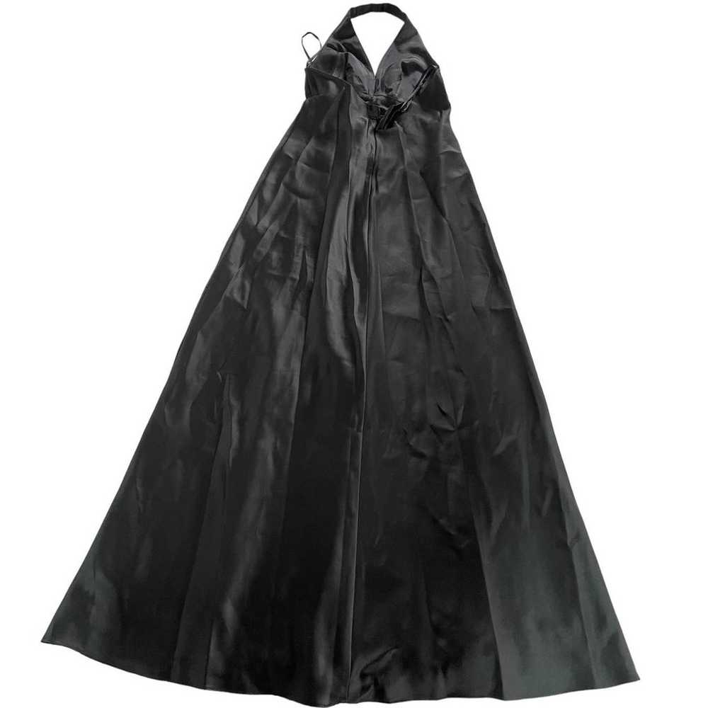 Laundry by Shelli Segal Dress Womens 8 Black Sati… - image 2