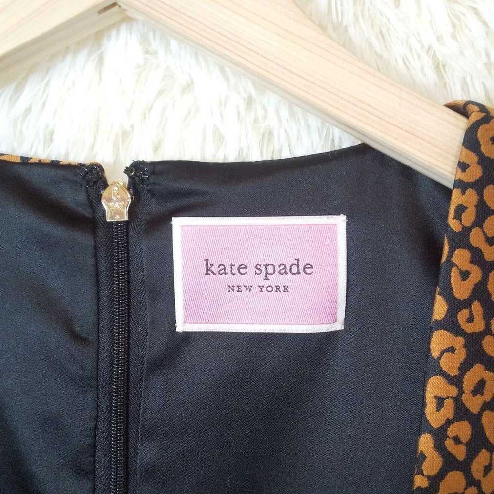 Kate Spade Brown Sleeveless Mini Tight Dress - image 2