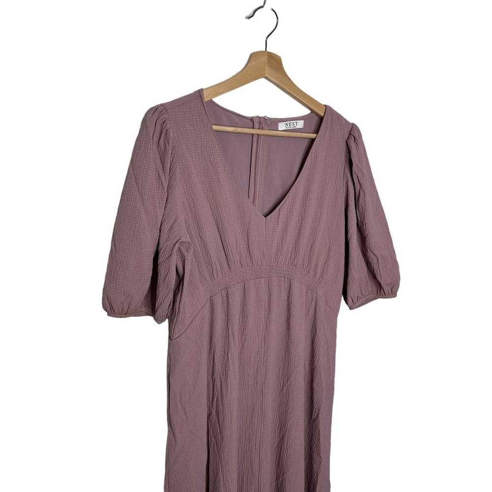 Nest Black Label Violet Cottagecore Maxi Dress La… - image 6