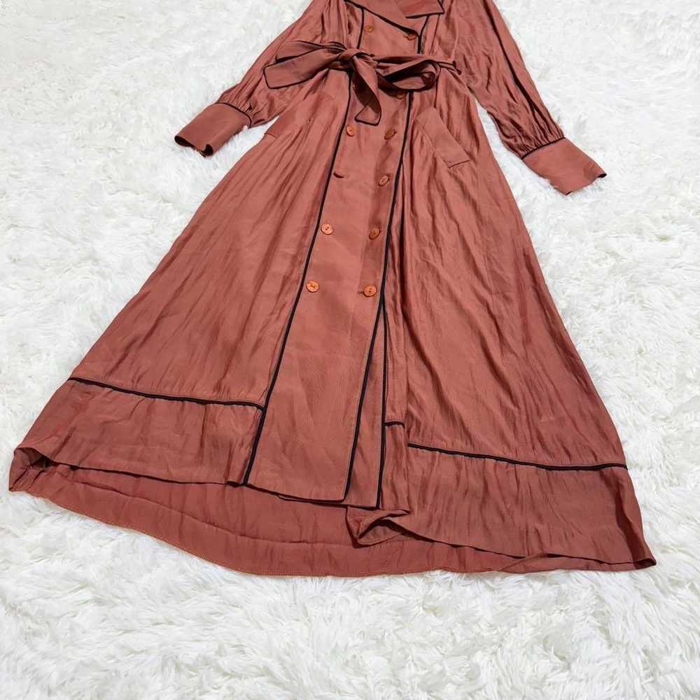 Ameri Vintage Loose Trench-Like Dress, Size S, wi… - image 6