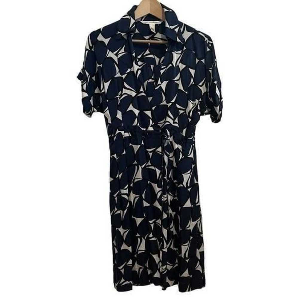 Diane Von Furstenberg Silk True Wrap Dress Size 6 - image 2