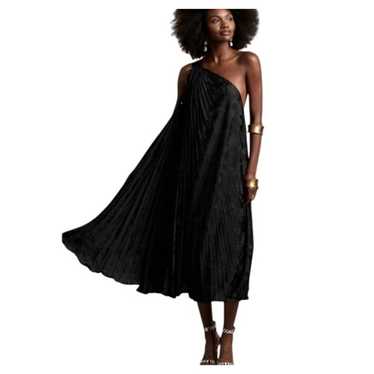 Banana Republic Black Radiant Pleated One Shoulder