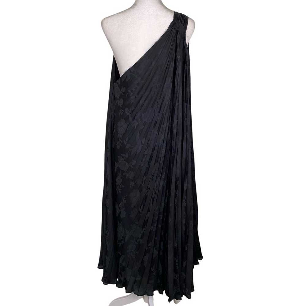 Banana Republic Black Radiant Pleated One Shoulde… - image 9