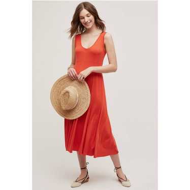 Anthropologie MAEVE Abroad Dress in Red Medium - image 1