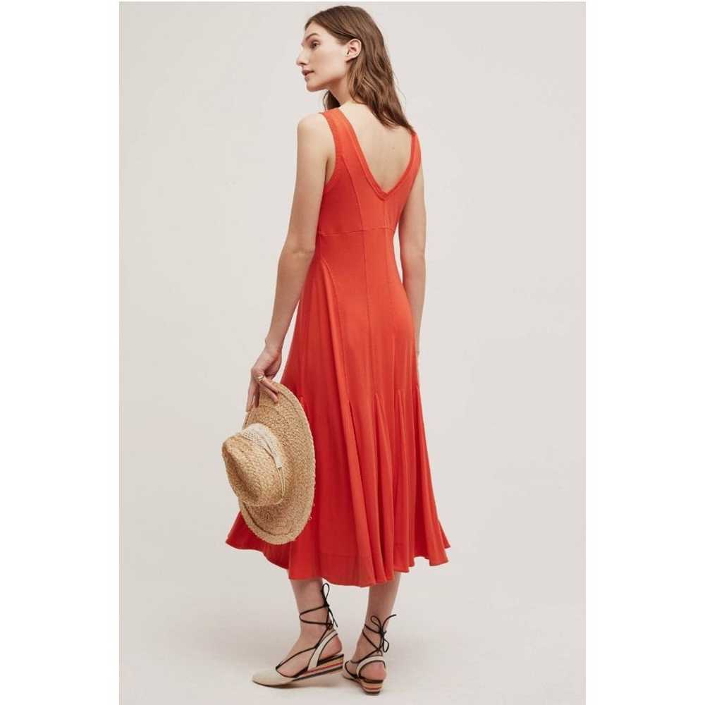 Anthropologie MAEVE Abroad Dress in Red Medium - image 2