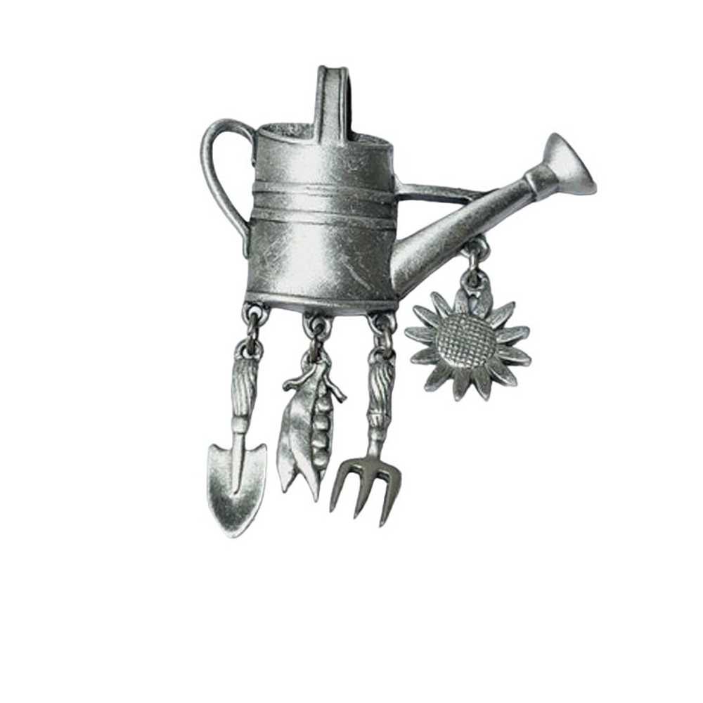 "JJ" Jonette Vintage Silver Pewter Gardening ~ Wa… - image 4