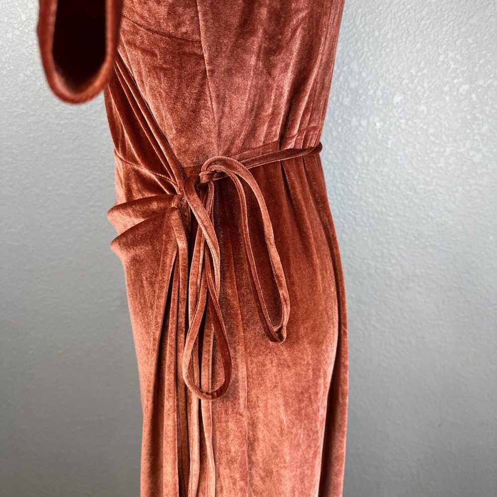 Baltic Born Katelyn Velvet Maxi Wrap Dress Size X… - image 5