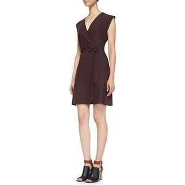 Theory Pavita Women's Wrap-Front Sleeveless Belted