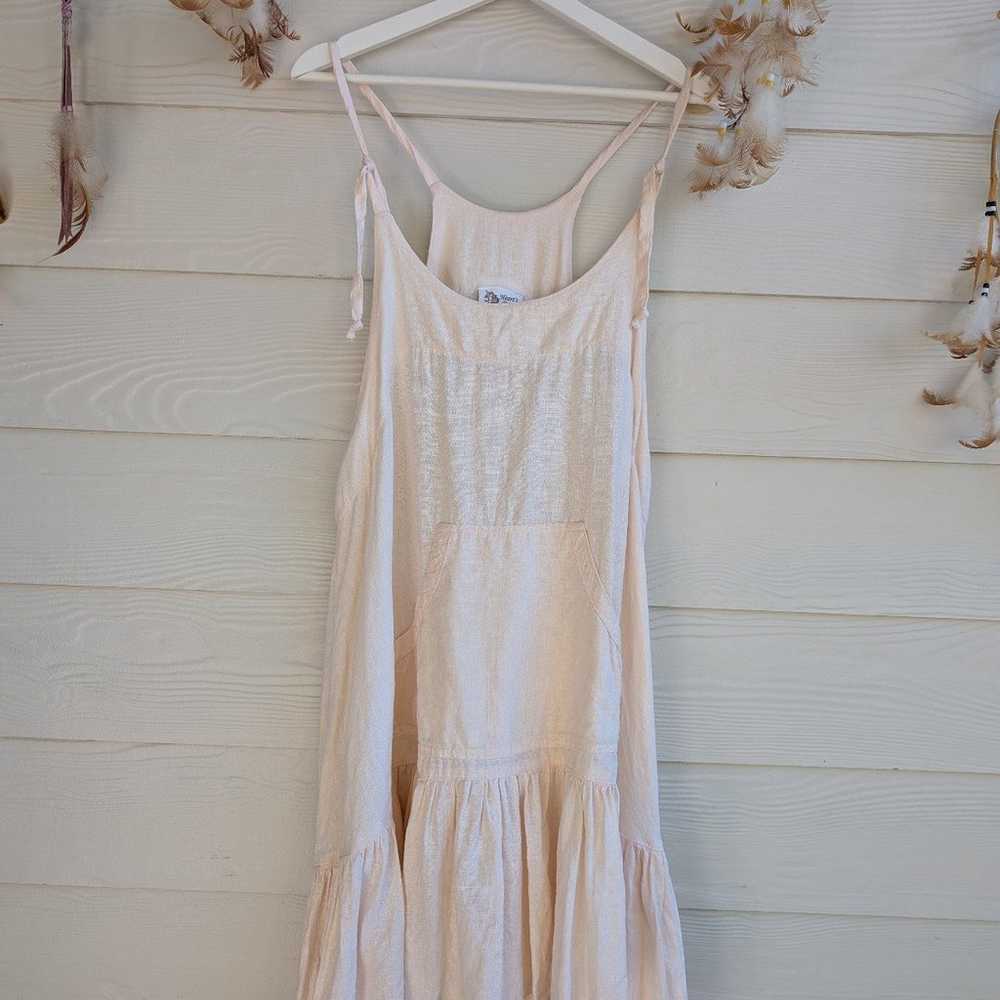 Heart's Desire by Mary Grace 100% Linen Dress Siz… - image 2