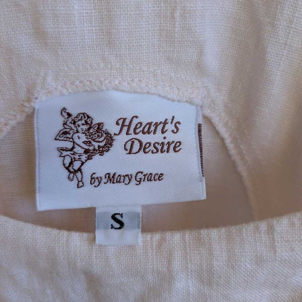 Heart's Desire by Mary Grace 100% Linen Dress Siz… - image 5