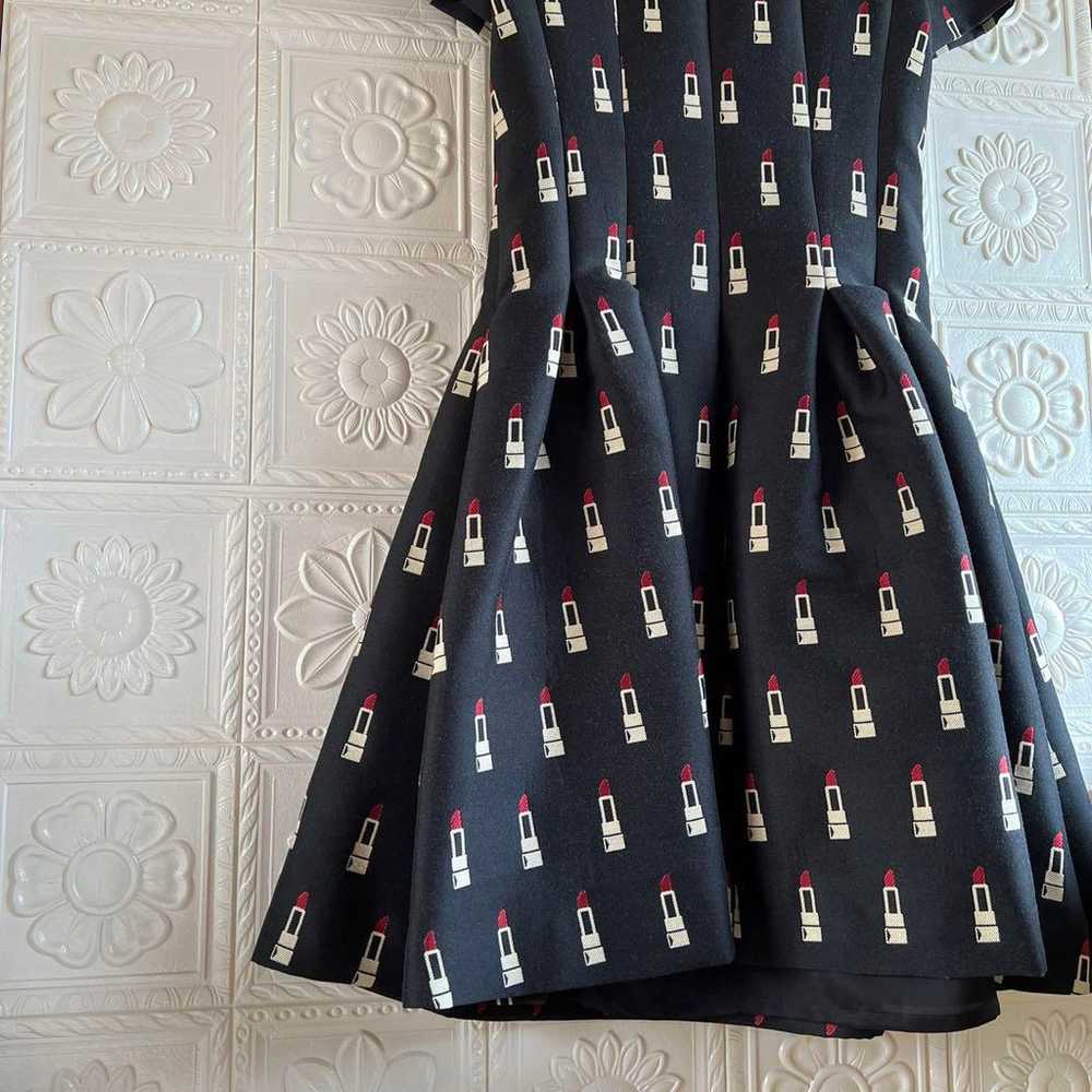 M's Gracy Lip Pattern Dress, Size 36, worn only o… - image 6