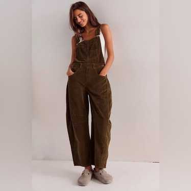 Free People Good Luck Cord Overalls - image 1