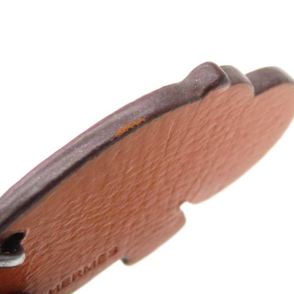 Hermès Leather key ring - image 3