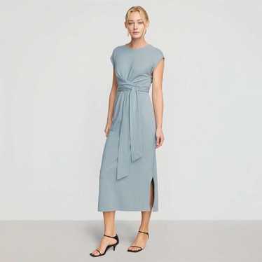 Modern Citizen Fei Organic Cotton Tie-Front Midi D