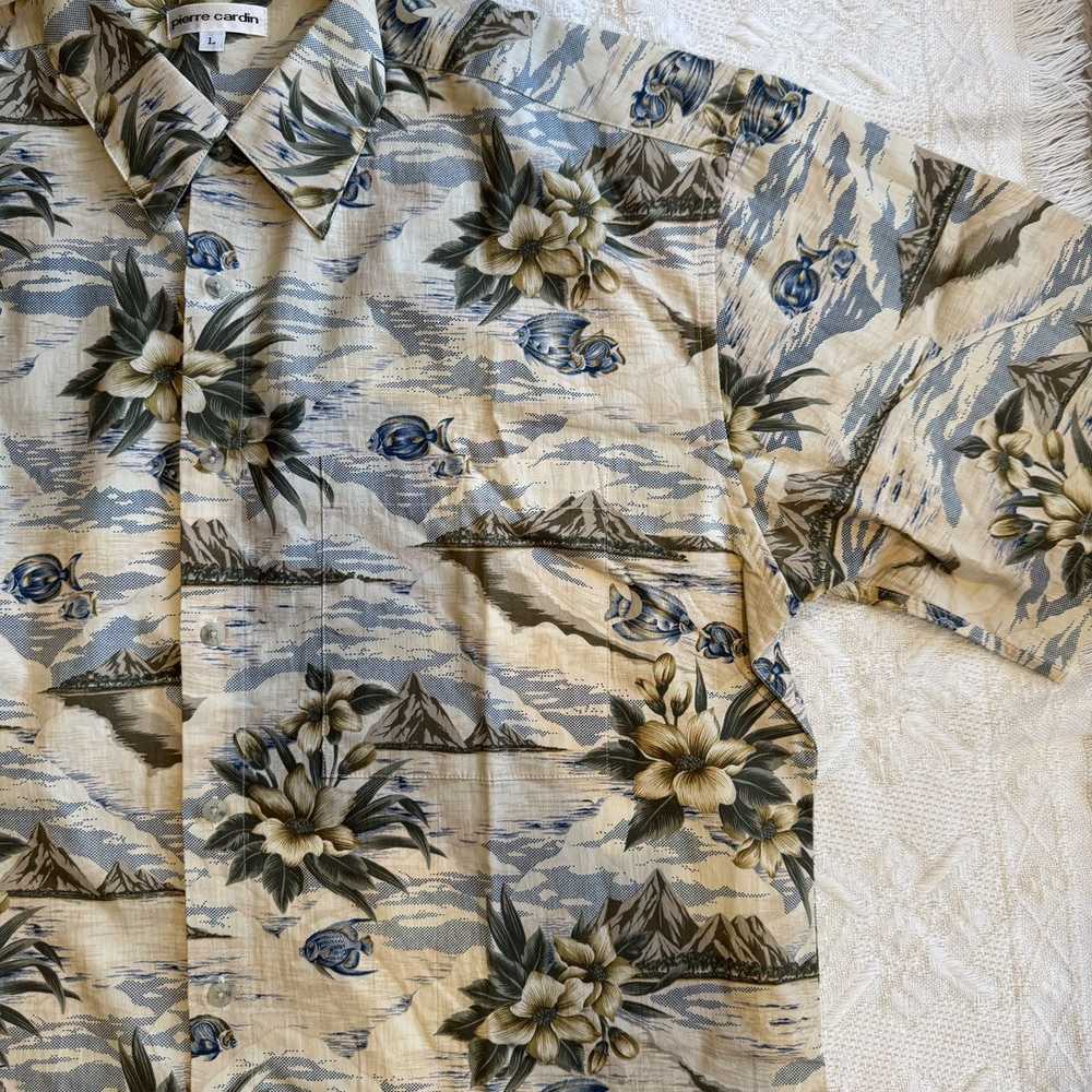 Pierre Cardin Pierre Cardin Hawaiian Cotton Hawai… - image 4