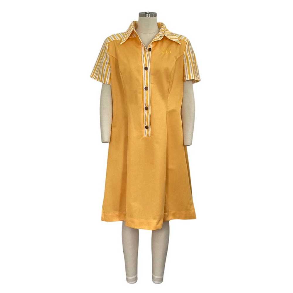 Vintage 1970s McDonald's Uniform Dress - image 1