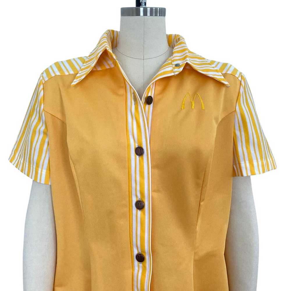 Vintage 1970s McDonald's Uniform Dress - image 5