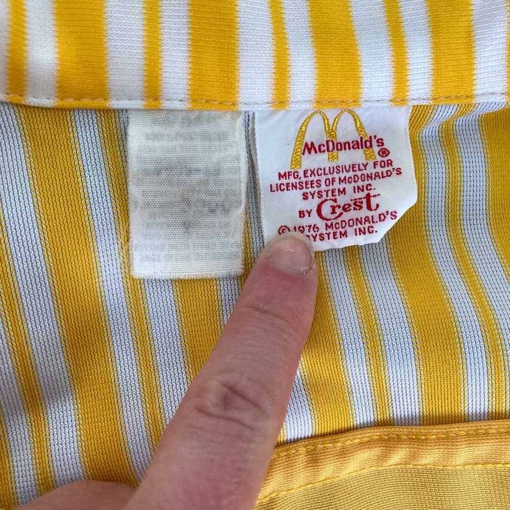 Vintage 1970s McDonald's Uniform Dress - image 6