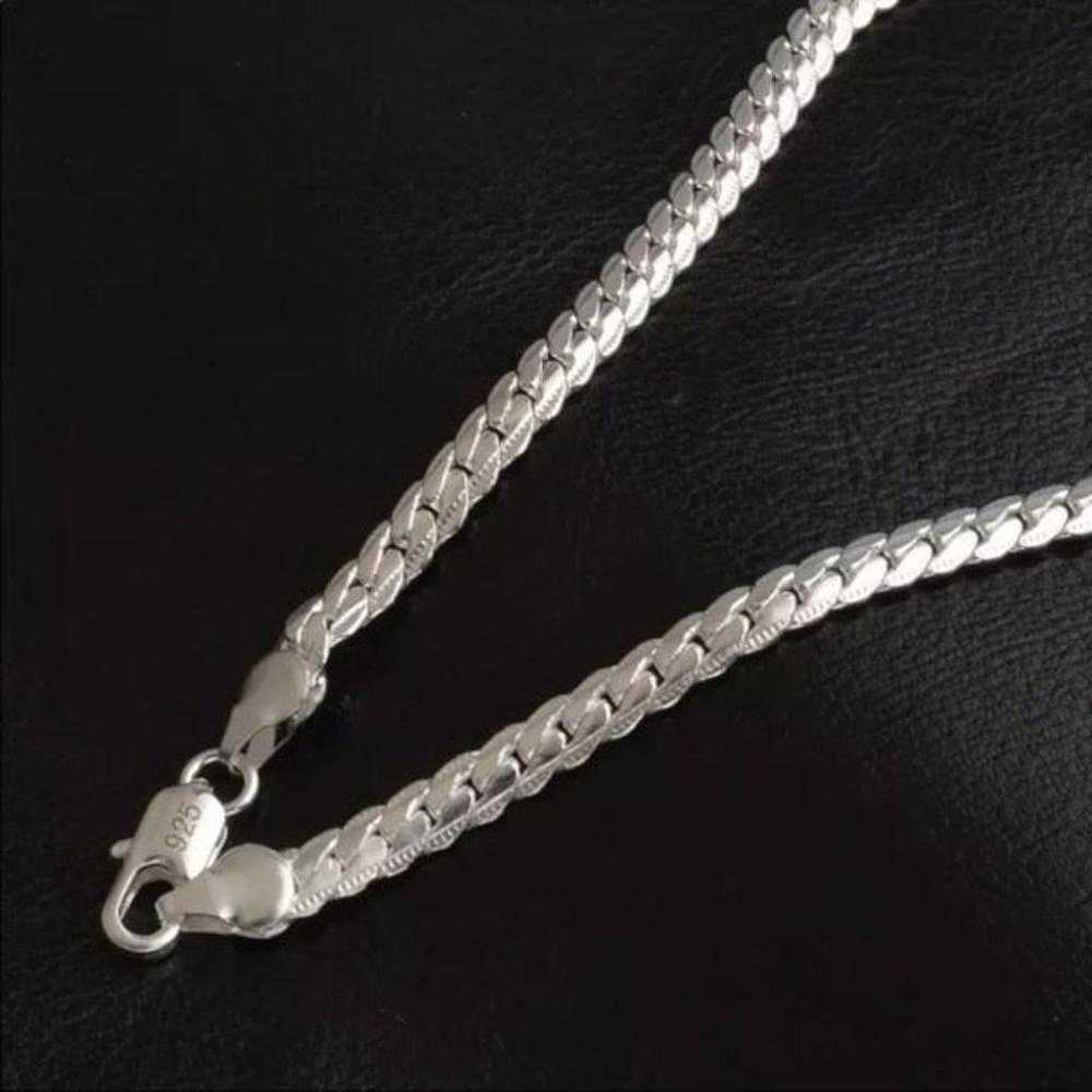 NEW 20 925 STERLING SILVER SNAKE CHAIN NECKLACE - image 7