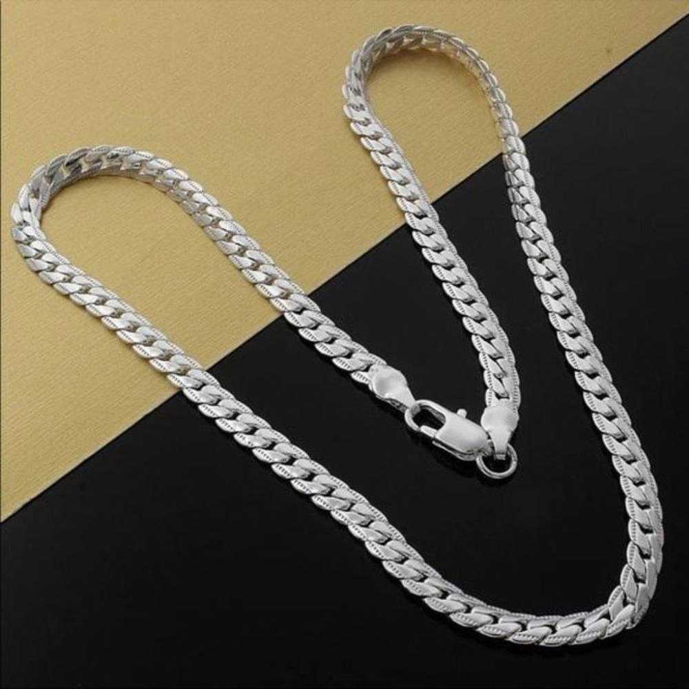 NEW 20 925 STERLING SILVER SNAKE CHAIN NECKLACE - image 8