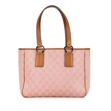 Pink Gucci GG Canvas Tote