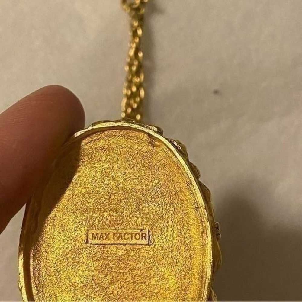 Vintage MAX FACTOR REVERSIBLE LOCKET/PERFUME PEND… - image 9