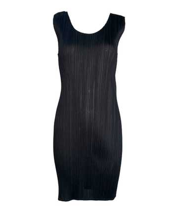 Issey Miyake Y2K Black Minimalist Semi-Sheer Tank… - image 1