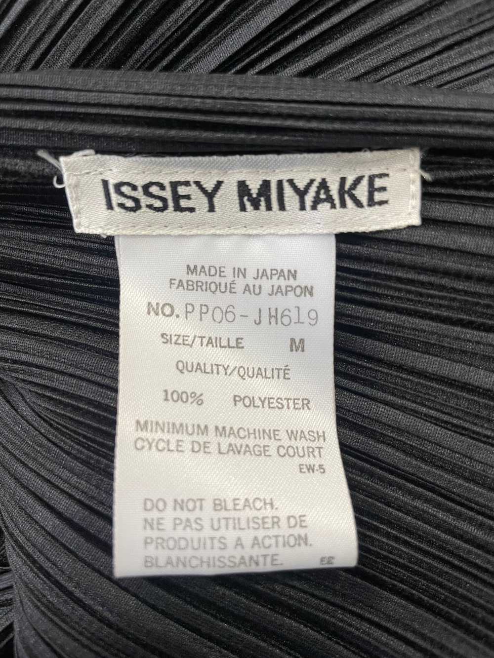 Issey Miyake Y2K Black Minimalist Semi-Sheer Tank… - image 4