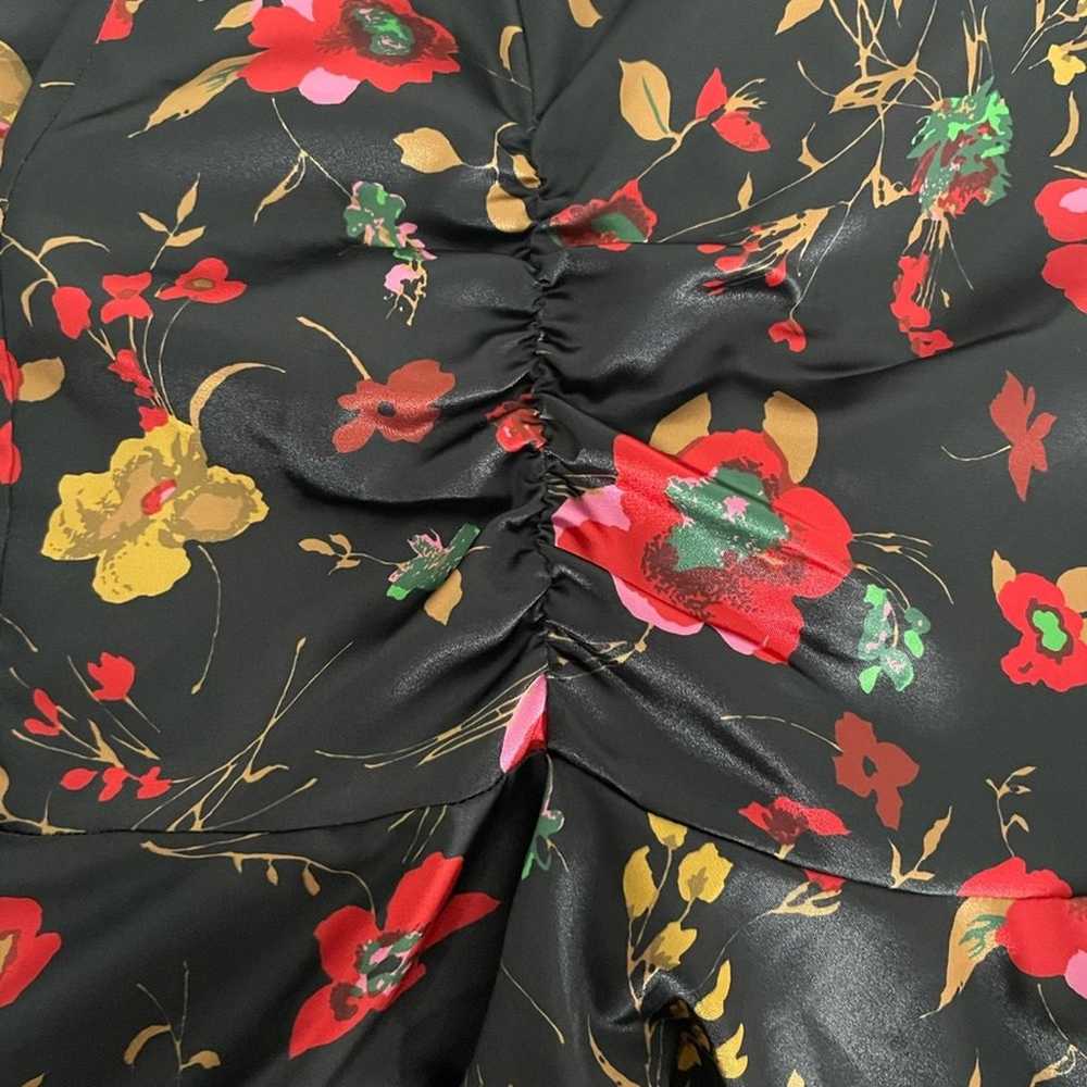 LIKELY Reilly Black Floral Mini Dress Sz 4 - image 10