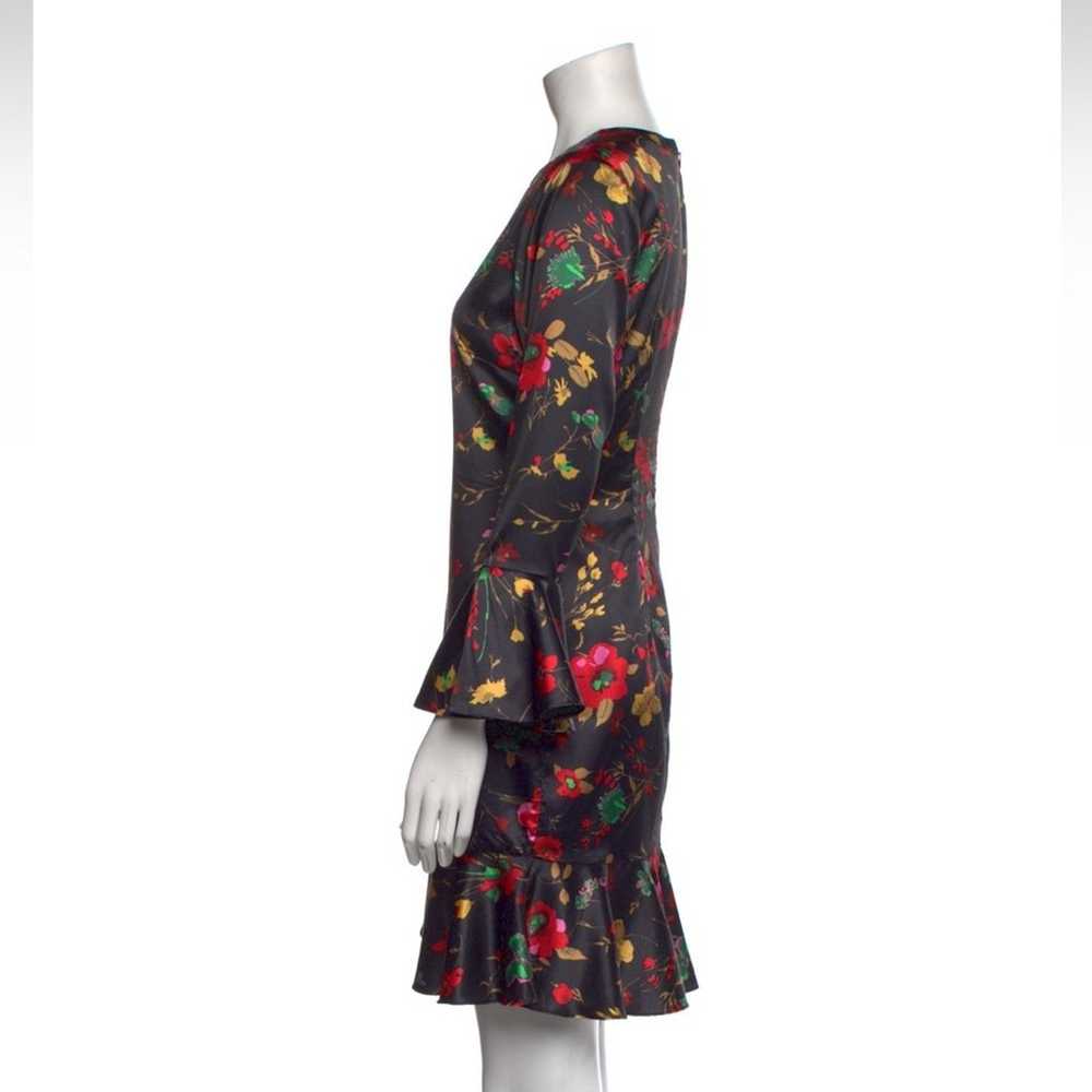 LIKELY Reilly Black Floral Mini Dress Sz 4 - image 4