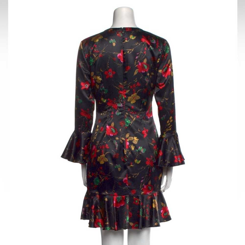 LIKELY Reilly Black Floral Mini Dress Sz 4 - image 5