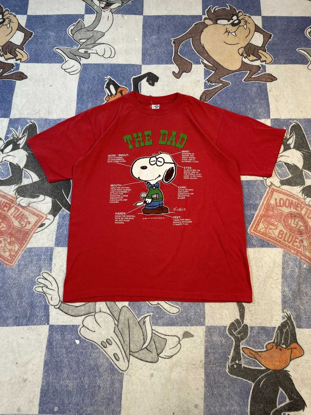 Peanuts & Co × Vintage Vintage 70’s snoopy tee - image 1