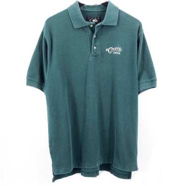 Vintage 90s Cheers Boston dark green polo shirt 19