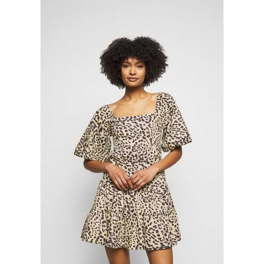 Faithful the brand  leopard ERYN MINI DRESS size M - image 1