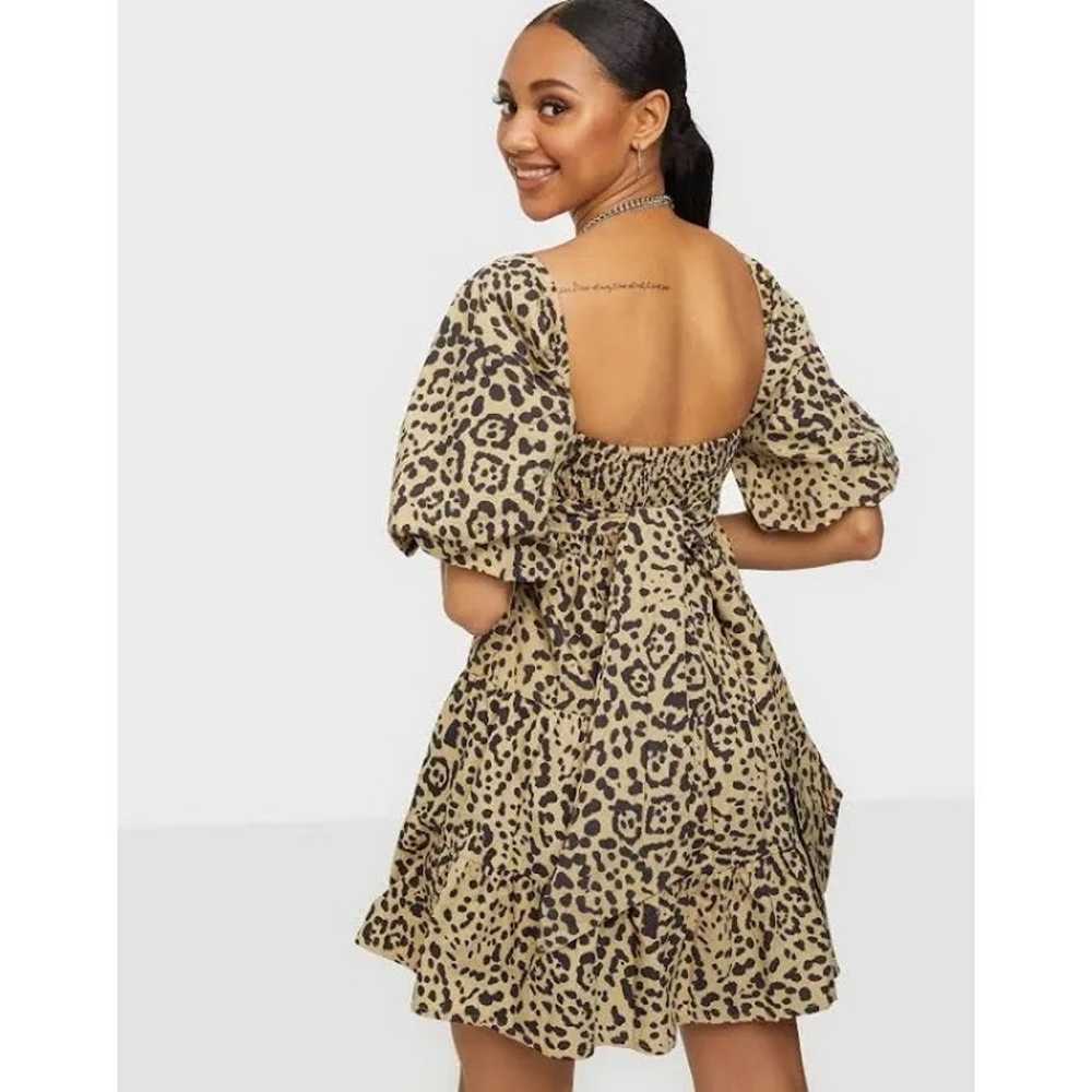 Faithful the brand  leopard ERYN MINI DRESS size M - image 2