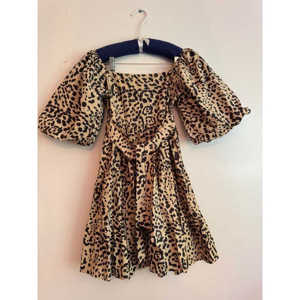 Faithful the brand  leopard ERYN MINI DRESS size M - image 6