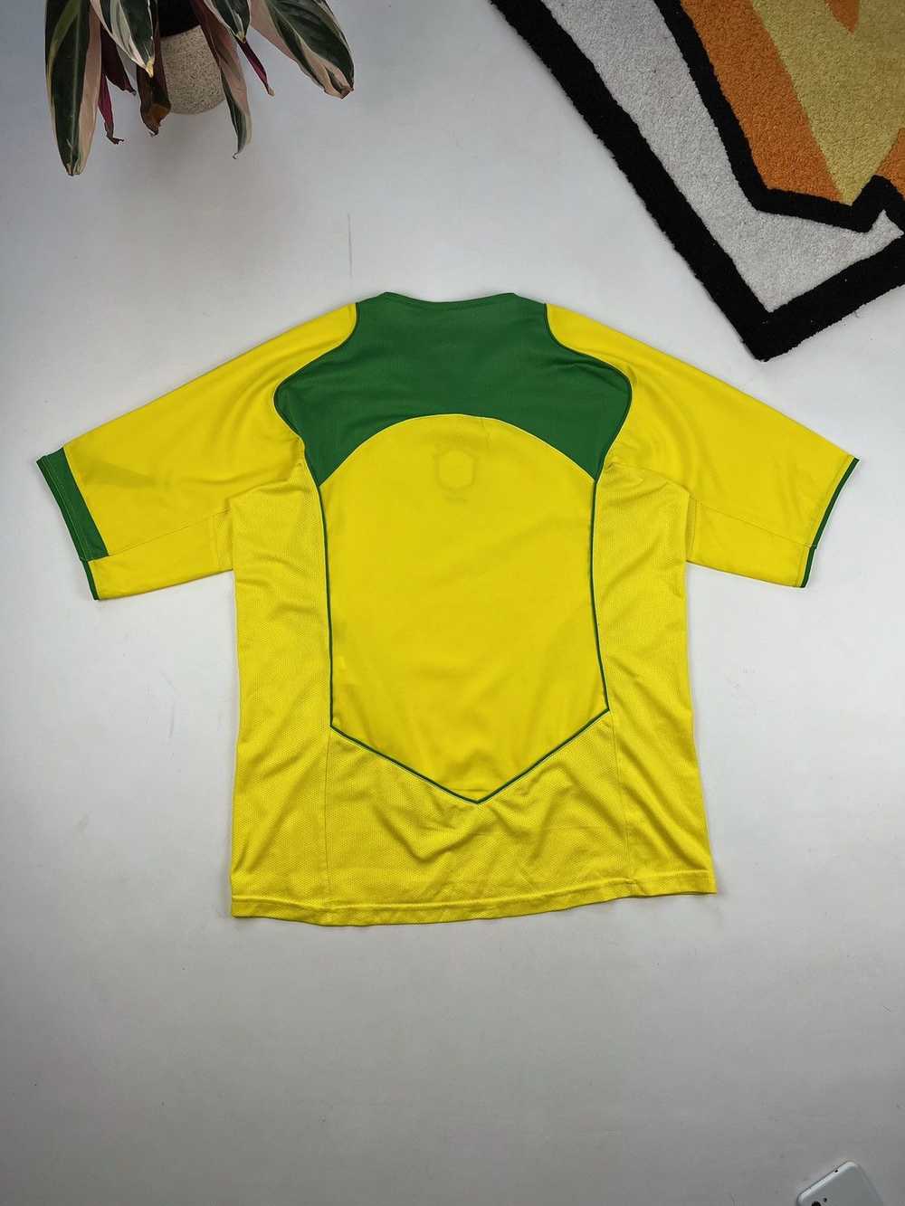 Nike × Soccer Jersey × Vintage 2004/05 NIKE BRASI… - image 2