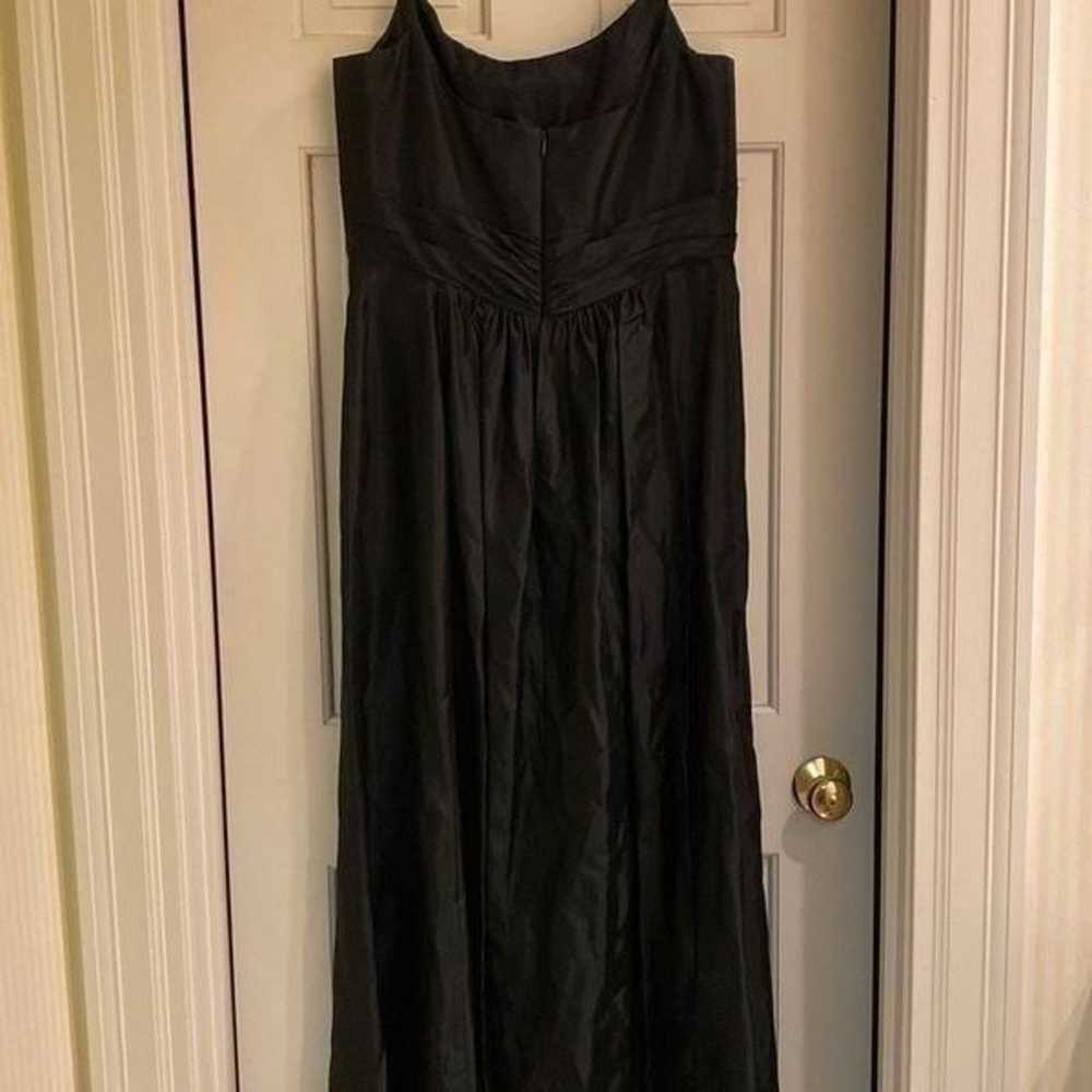 Badgley Mischka size 14 long black evening gown - image 3