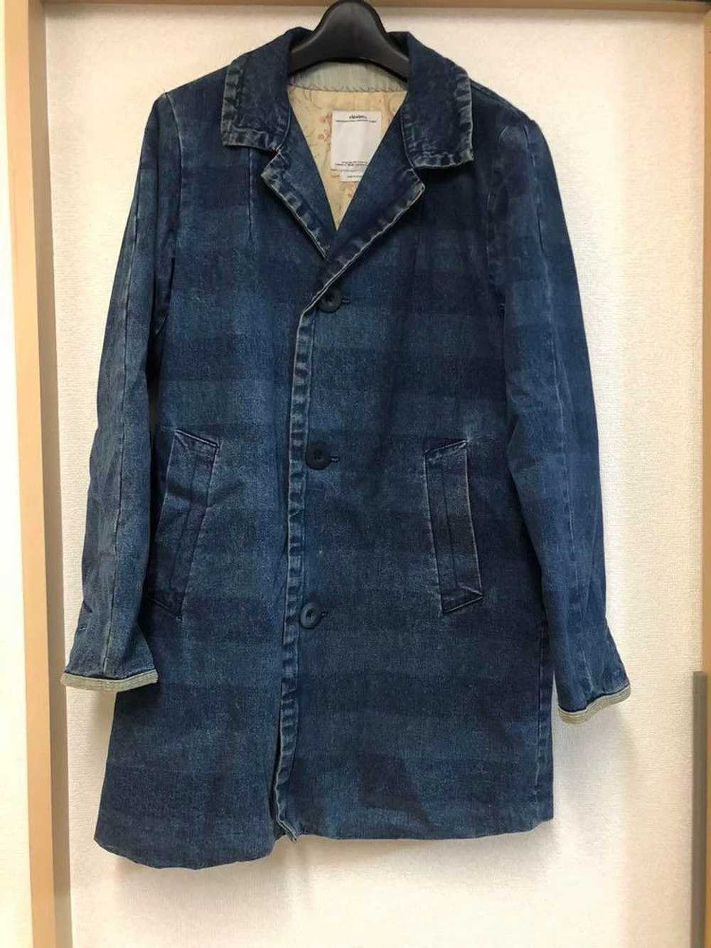 こゆり　visvim MIES COAT INDIGO BORDER Visvim visvim MIES COAT INDIGO BORDER. Visvim Mies coat