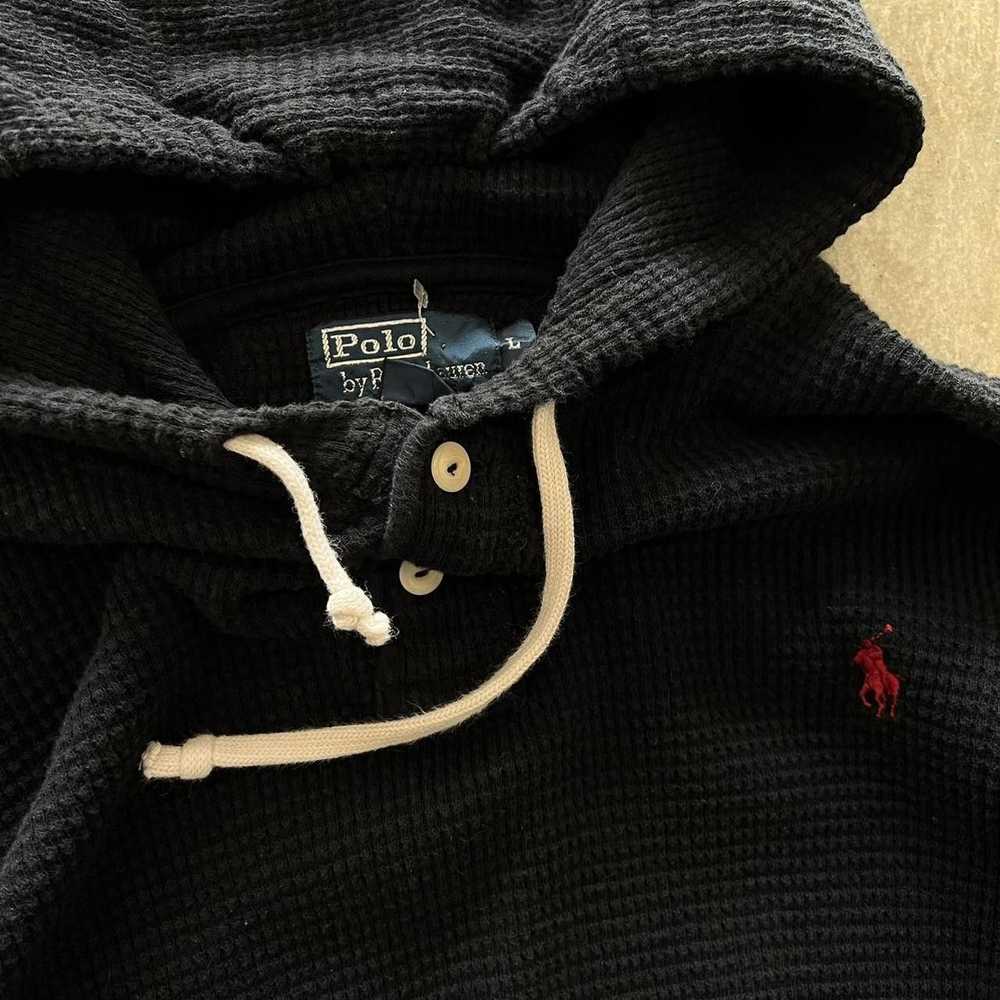 Polo Ralph Lauren Crazy Vintage Y2K Polo Waffle T… - image 2