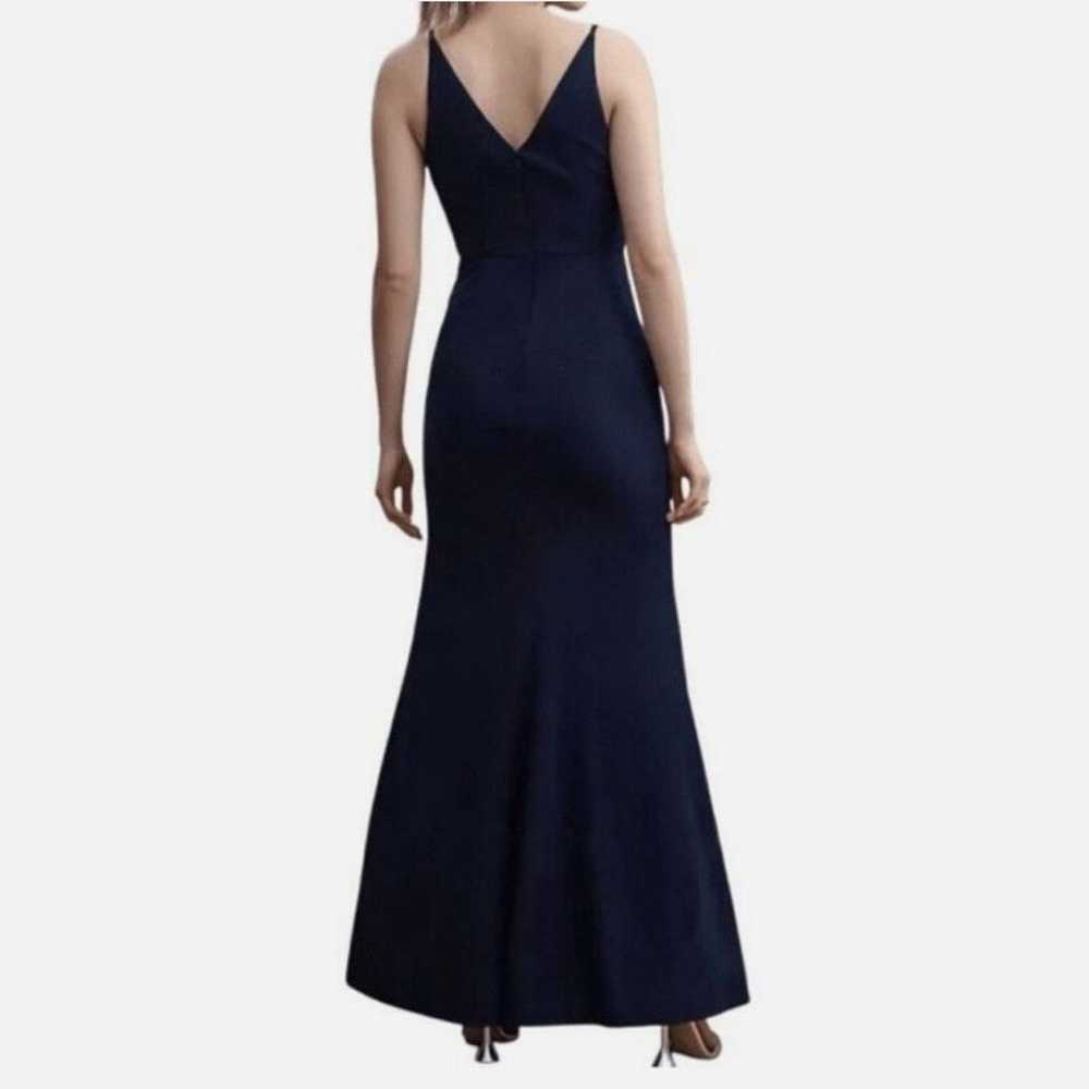 BHLDN Anthropologie 18 Tatum V Neck Crepe Gown Ma… - image 2