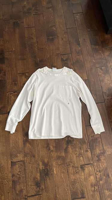 Helmut Lang Helmut Lang White Buckle Top