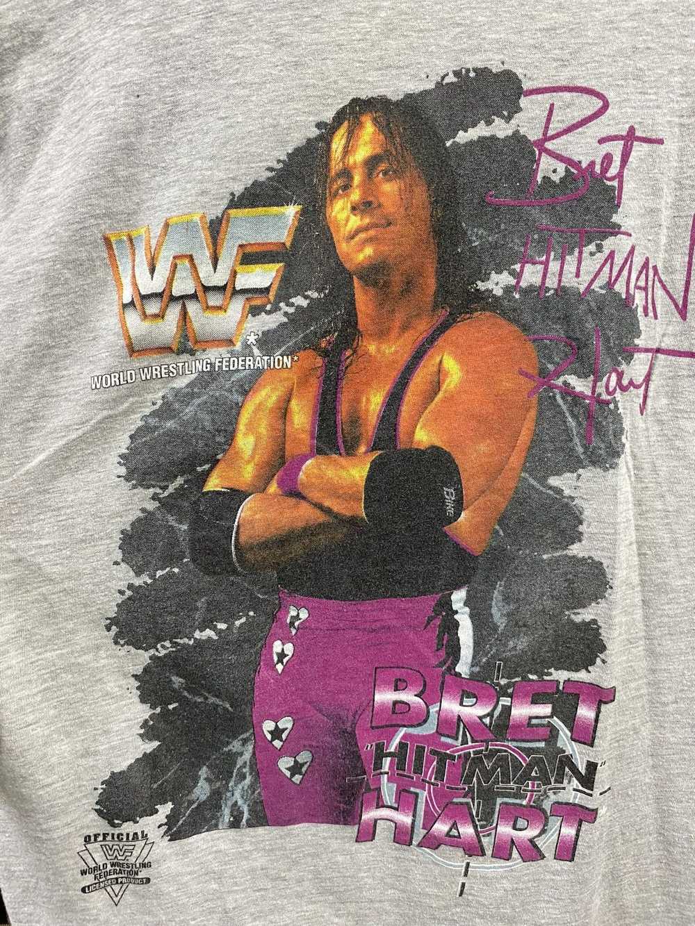 Vintage × Wcw/Nwo × Wwf Vintage WWF Bret Hart Wre… - image 7