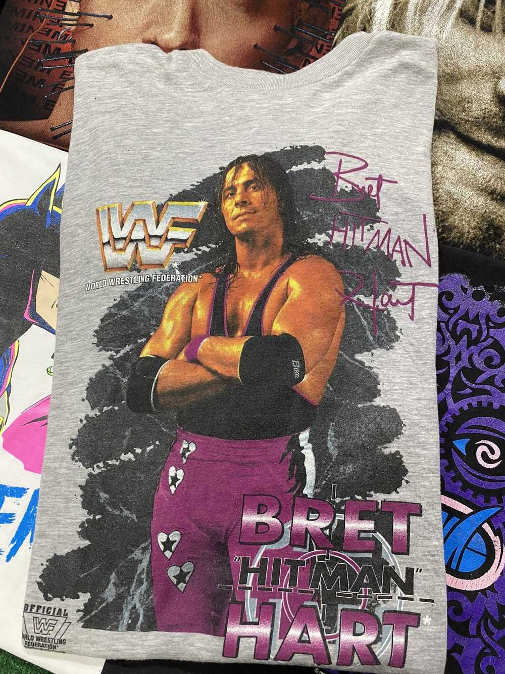 Vintage × Wcw/Nwo × Wwf Vintage WWF Bret Hart Wre… - image 8