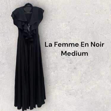 La femme en noir maxi dress black medium