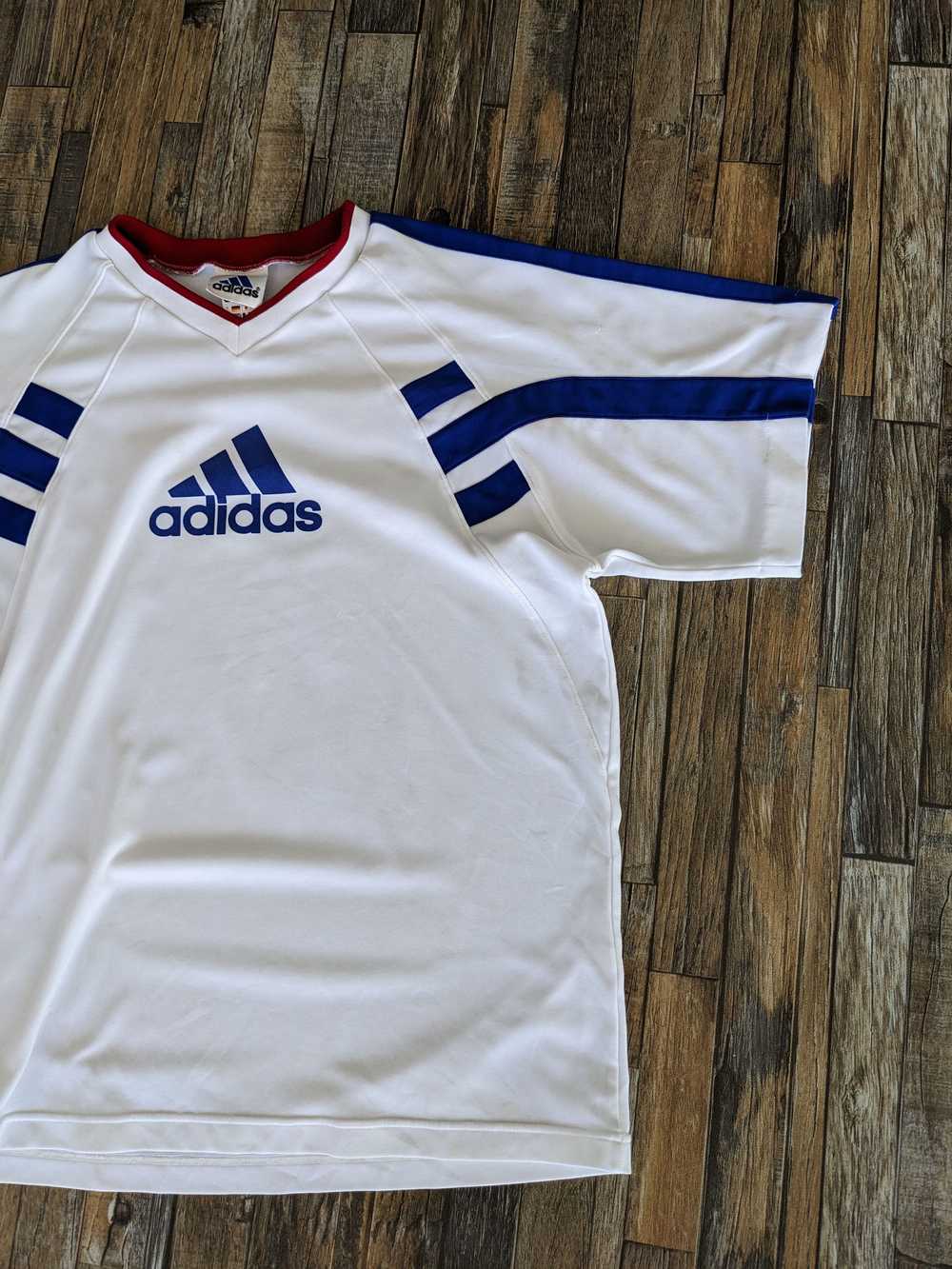 Adidas × Soccer Jersey × Sportswear Adidas 3 Stri… - image 2