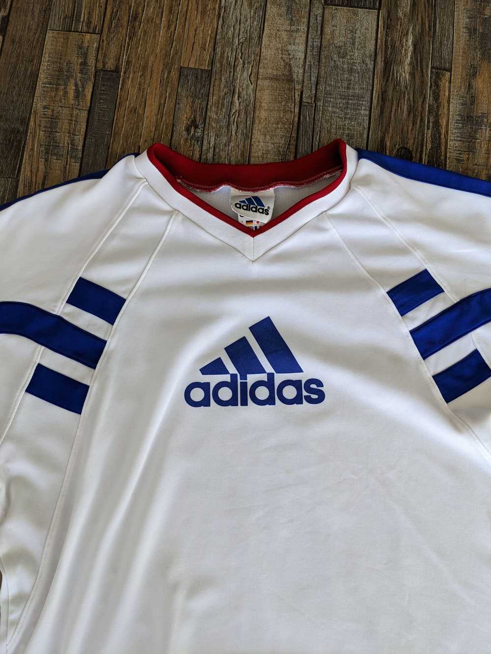 Adidas × Soccer Jersey × Sportswear Adidas 3 Stri… - image 4