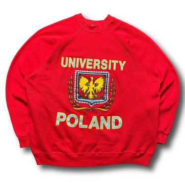 Ncaa University of Poland 90s Vintage Single Stit… - image 1