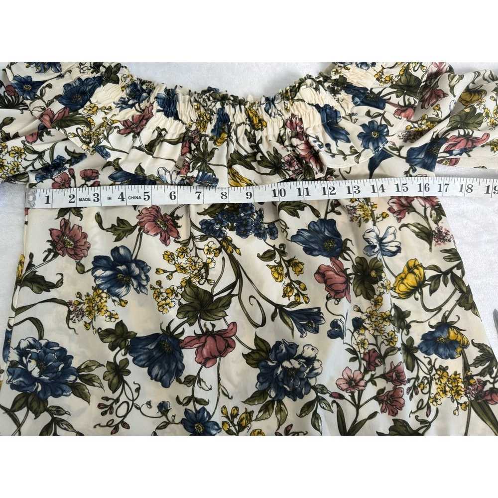 MISA Los Angeles Amal Floral Print Off The Should… - image 12